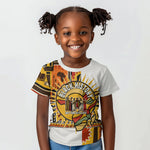 Black History Didn't Start With Slavery Kid T shirt Pan African Ancient Kings Queens