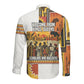 Black History Didn't Start With Slavery Long Sleeve Button Shirt Pan African Ancient Kings Queens