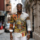 Black History Didn't Start With Slavery Long Sleeve Button Shirt Pan African Ancient Kings Queens