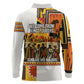 Black History Didn't Start With Slavery Long Sleeve Polo Shirt Pan African Ancient Kings Queens