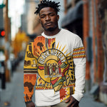 Black History Didn't Start With Slavery Long Sleeve Shirt Pan African Ancient Kings Queens