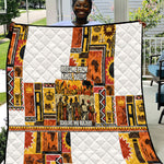 Black History Didn't Start With Slavery Quilt Pan African Ancient Kings Queens