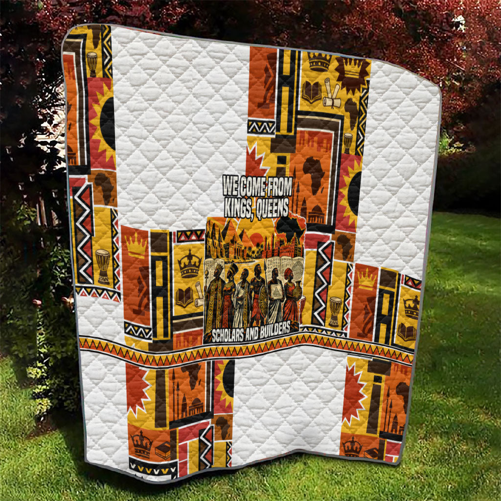 Black History Didn't Start With Slavery Quilt Pan African Ancient Kings Queens