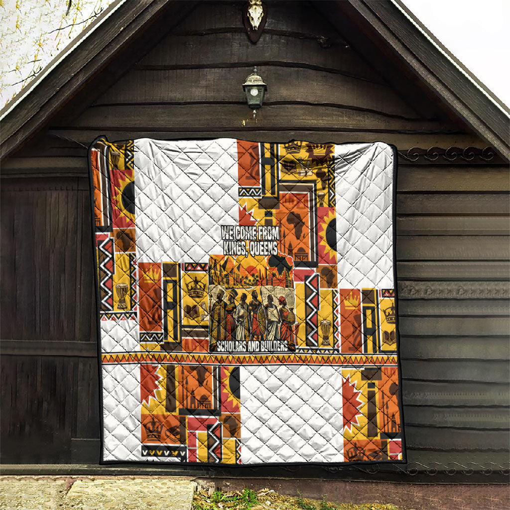 Black History Didn't Start With Slavery Quilt Pan African Ancient Kings Queens