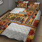 Black History Didn't Start With Slavery Quilt Bed Set Pan African Ancient Kings Queens