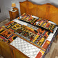 Black History Didn't Start With Slavery Quilt Bed Set Pan African Ancient Kings Queens