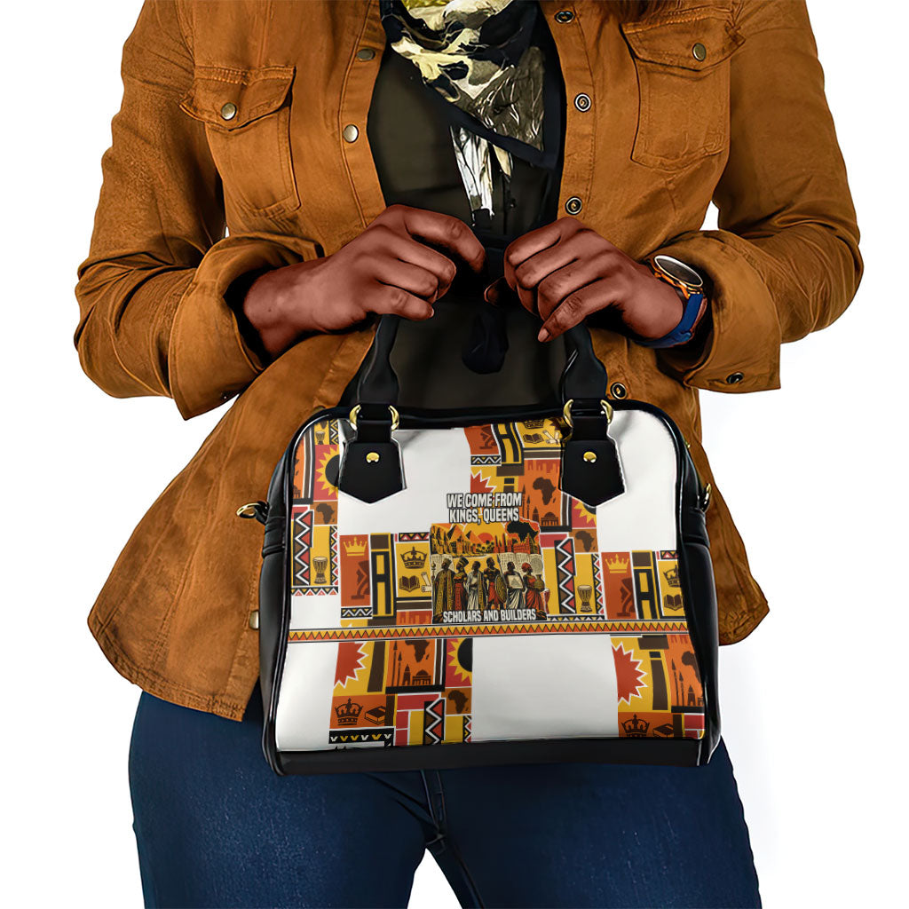 Black History Didn't Start With Slavery Shoulder Handbag Pan African Ancient Kings Queens