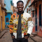 Black History Didn't Start With Slavery Sleeve Zip Bomber Jacket Pan African Ancient Kings Queens