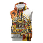 Black History Didn't Start With Slavery Sleeveless Hoodie Pan African Ancient Kings Queens