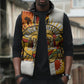 Black History Didn't Start With Slavery Sleeveless Puffer Jacket Pan African Ancient Kings Queens