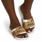 Black History Didn't Start With Slavery Slide Sandals Pan African Ancient Kings Queens