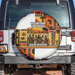 Black History Didn't Start With Slavery Spare Tire Cover Pan African Ancient Kings Queens