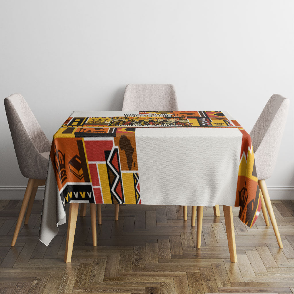 Black History Didn't Start With Slavery Tablecloth Pan African Ancient Kings Queens