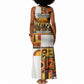 Black History Didn't Start With Slavery Tank Maxi Dress Pan African Ancient Kings Queens