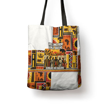 Black History Didn't Start With Slavery Tote Bag Pan African Ancient Kings Queens