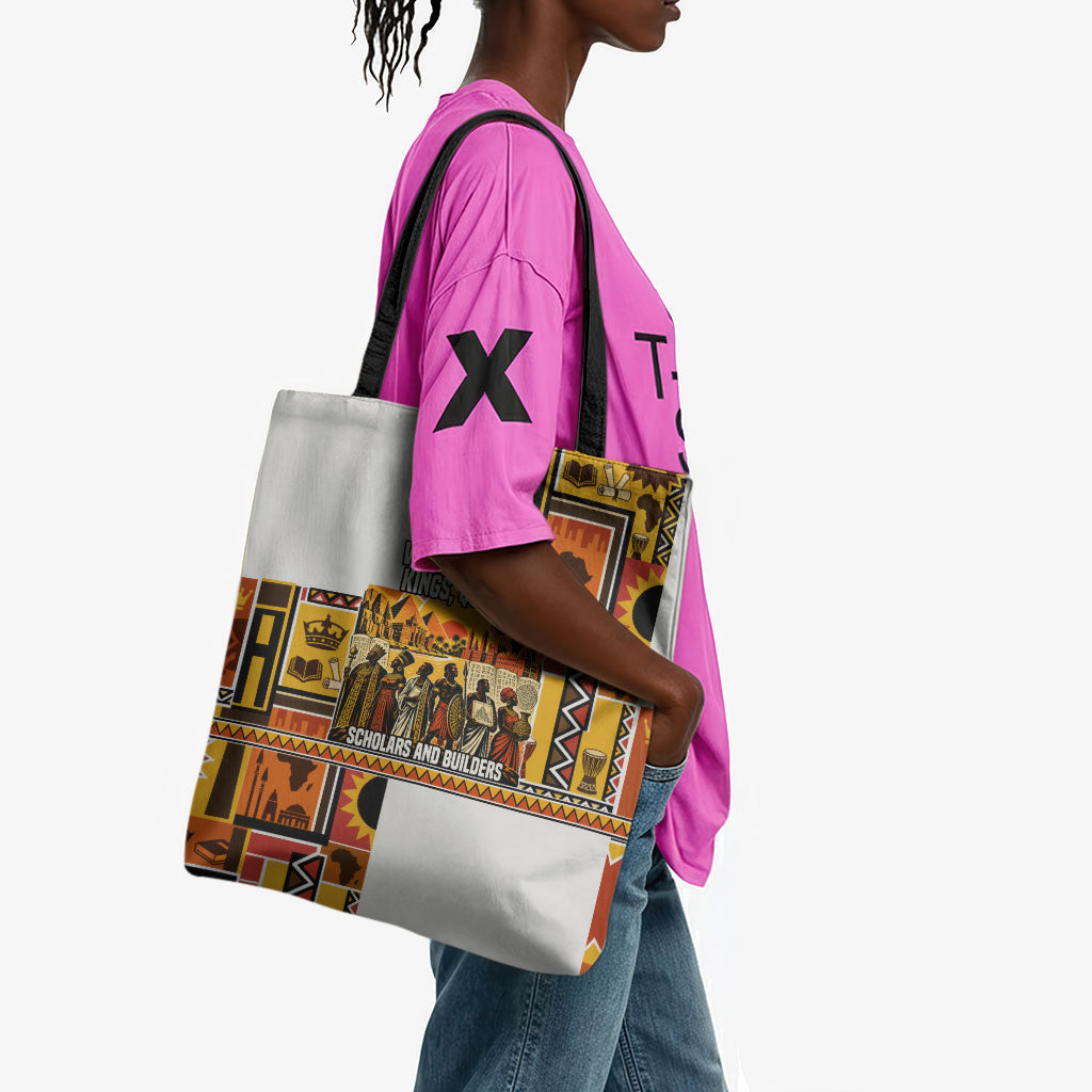 Black History Didn't Start With Slavery Tote Bag Pan African Ancient Kings Queens