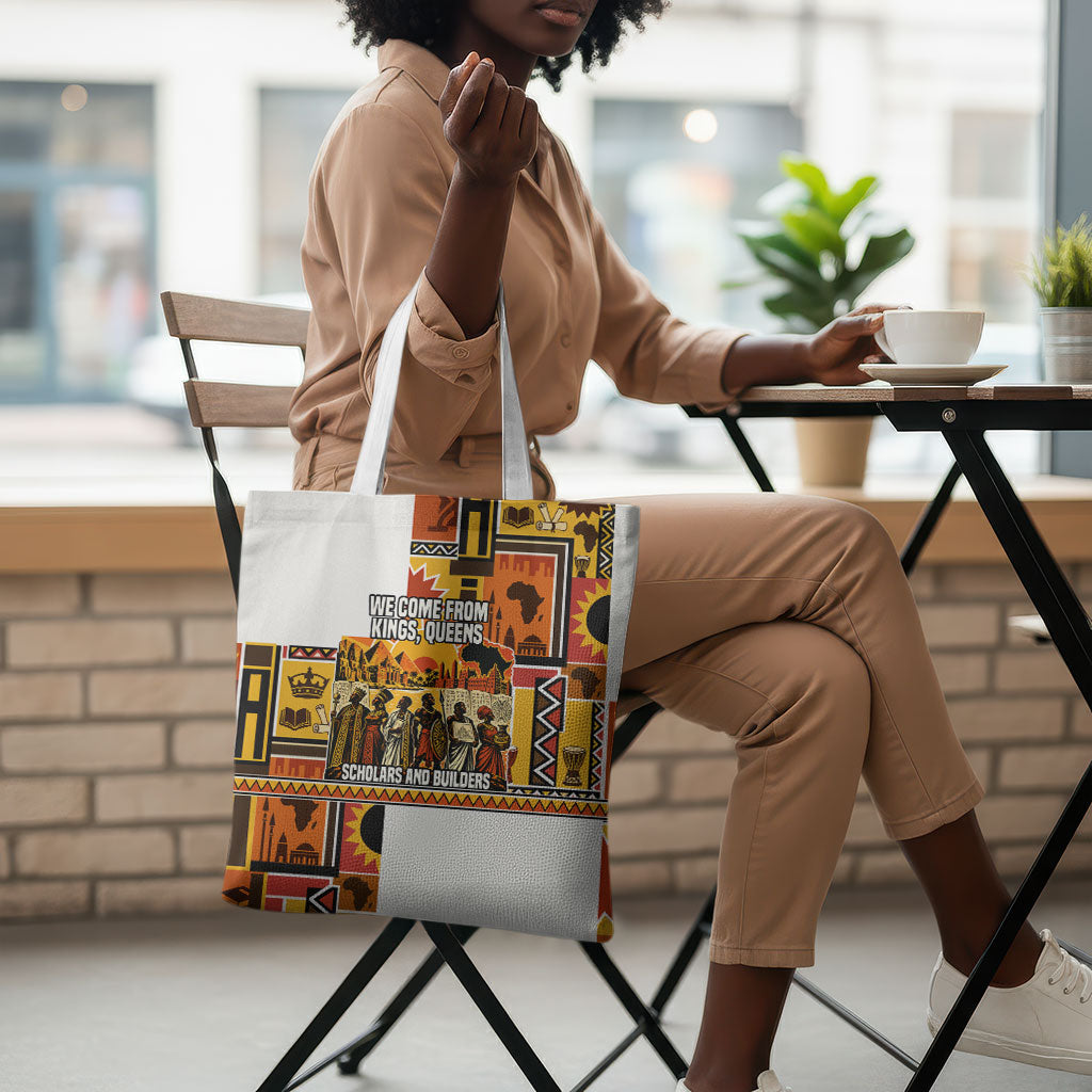 Black History Didn't Start With Slavery Tote Bag Pan African Ancient Kings Queens
