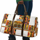 Black History Didn't Start With Slavery Travel Bag Pan African Ancient Kings Queens