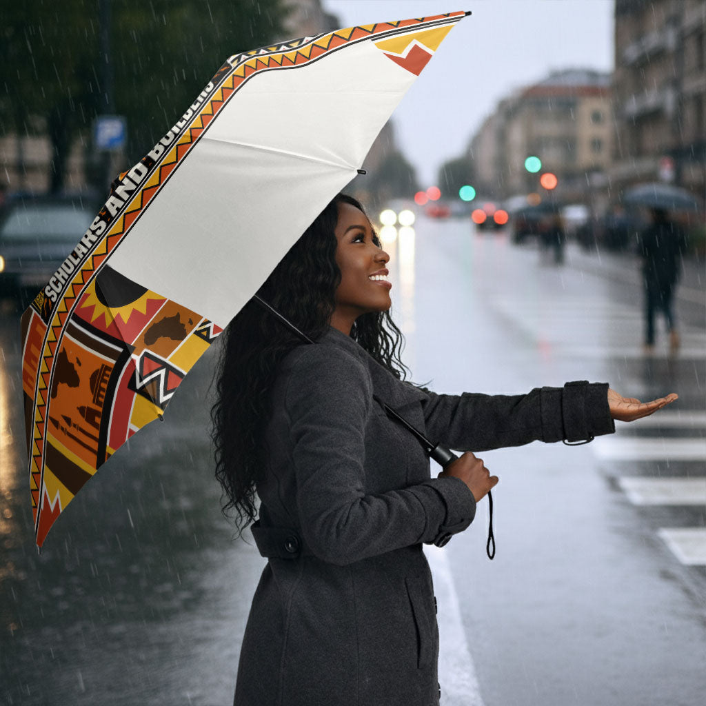 Black History Didn't Start With Slavery Umbrella Pan African Ancient Kings Queens
