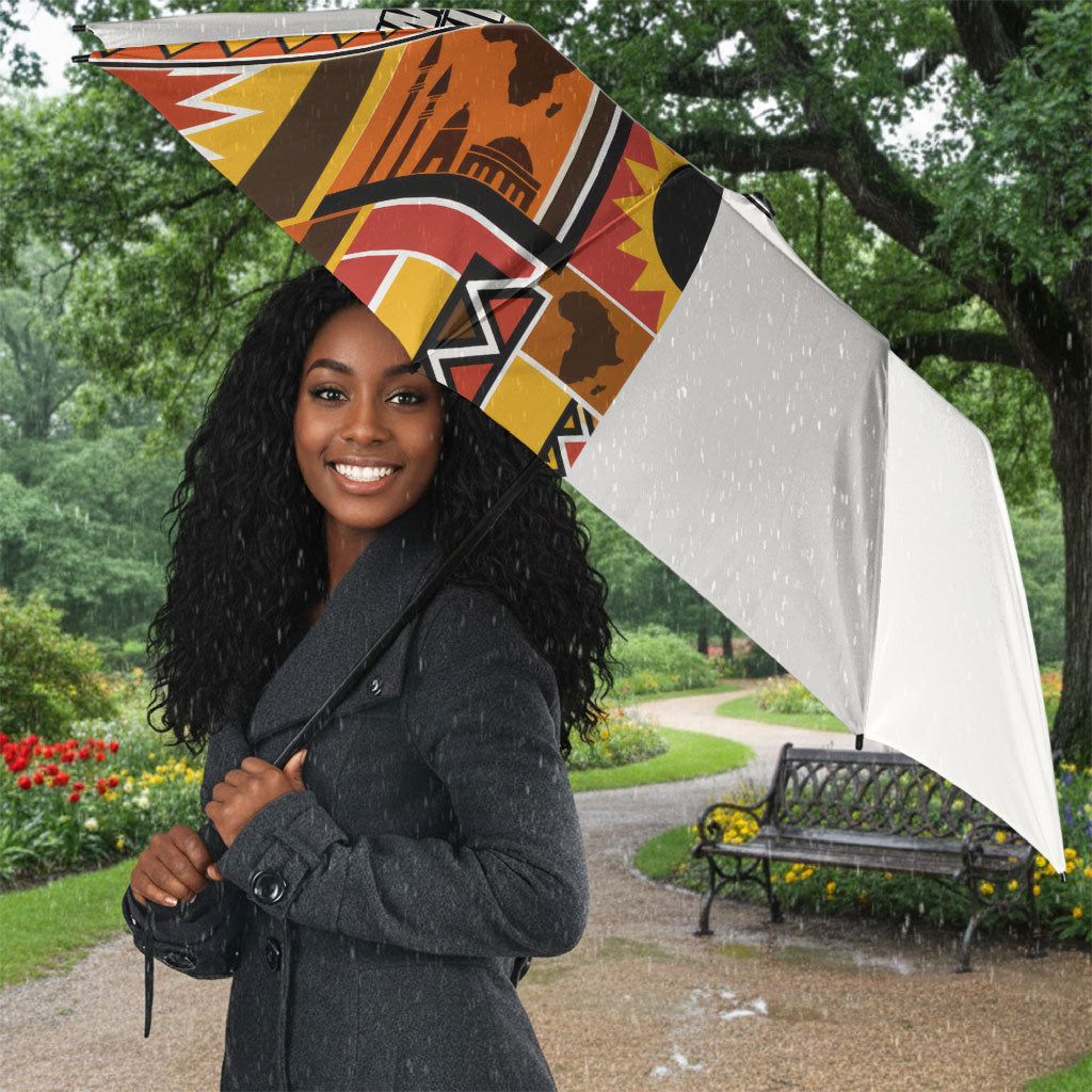 Black History Didn't Start With Slavery Umbrella Pan African Ancient Kings Queens