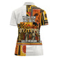 Black History Didn't Start With Slavery Women Polo Shirt Pan African Ancient Kings Queens