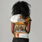 Black History Didn't Start With Slavery Women V-Neck T-Shirt Pan African Ancient Kings Queens