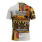 Black History Didn't Start With Slavery Zipper Polo Shirt Pan African Ancient Kings Queens