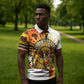Black History Didn't Start With Slavery Zipper Polo Shirt Pan African Ancient Kings Queens