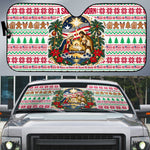 Liberia Jesus Christmas Auto Sun Shade Vintage Patriotic Religious