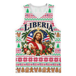 Liberia Jesus Christmas Basketball Jersey Vintage Patriotic Religious
