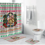 Liberia Jesus Christmas Bathroom Set Vintage Patriotic Religious