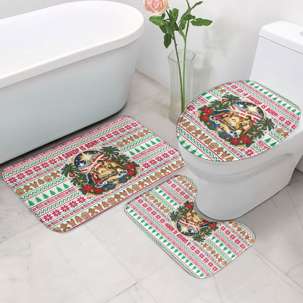 Liberia Jesus Christmas Bathroom Set Vintage Patriotic Religious