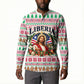 Liberia Jesus Christmas Button Sweatshirt Vintage Patriotic Religious
