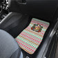 Liberia Jesus Christmas Car Mats Vintage Patriotic Religious