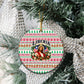 Liberia Jesus Christmas Ceramic Ornament Vintage Patriotic Religious
