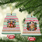 Liberia Jesus Christmas Ceramic Ornament Vintage Patriotic Religious