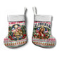 Liberia Jesus Christmas Stocking Vintage Patriotic Religious
