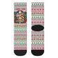 Liberia Jesus Christmas Crew Socks Vintage Patriotic Religious