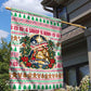 Liberia Jesus Christmas Garden Flag Vintage Patriotic Religious
