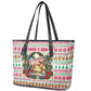 Liberia Jesus Christmas Leather Tote Bag Vintage Patriotic Religious