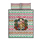 Liberia Jesus Christmas Quilt Bed Set Vintage Patriotic Religious