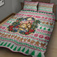 Liberia Jesus Christmas Quilt Bed Set Vintage Patriotic Religious