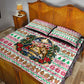 Liberia Jesus Christmas Quilt Bed Set Vintage Patriotic Religious