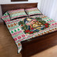 Liberia Jesus Christmas Quilt Bed Set Vintage Patriotic Religious