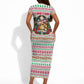 Liberia Jesus Christmas Short Sleeve Bodycon Dress Vintage Patriotic Religious