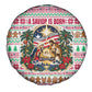 Liberia Jesus Christmas Spare Tire Cover Vintage Patriotic Religious