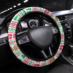 Liberia Jesus Christmas Steering Wheel Cover Vintage Patriotic Religious