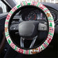 Liberia Jesus Christmas Steering Wheel Cover Vintage Patriotic Religious