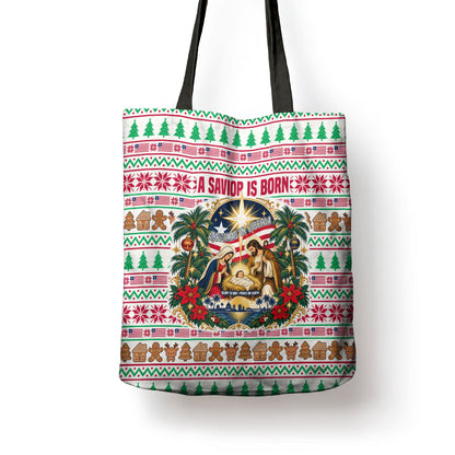 Liberia Jesus Christmas Tote Bag Vintage Patriotic Religious