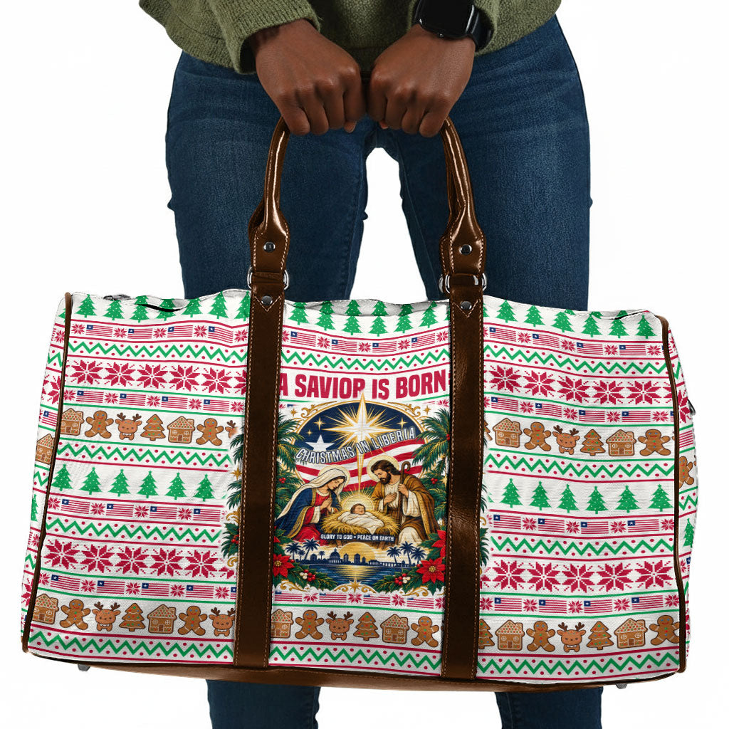 Liberia Jesus Christmas Travel Bag Vintage Patriotic Religious